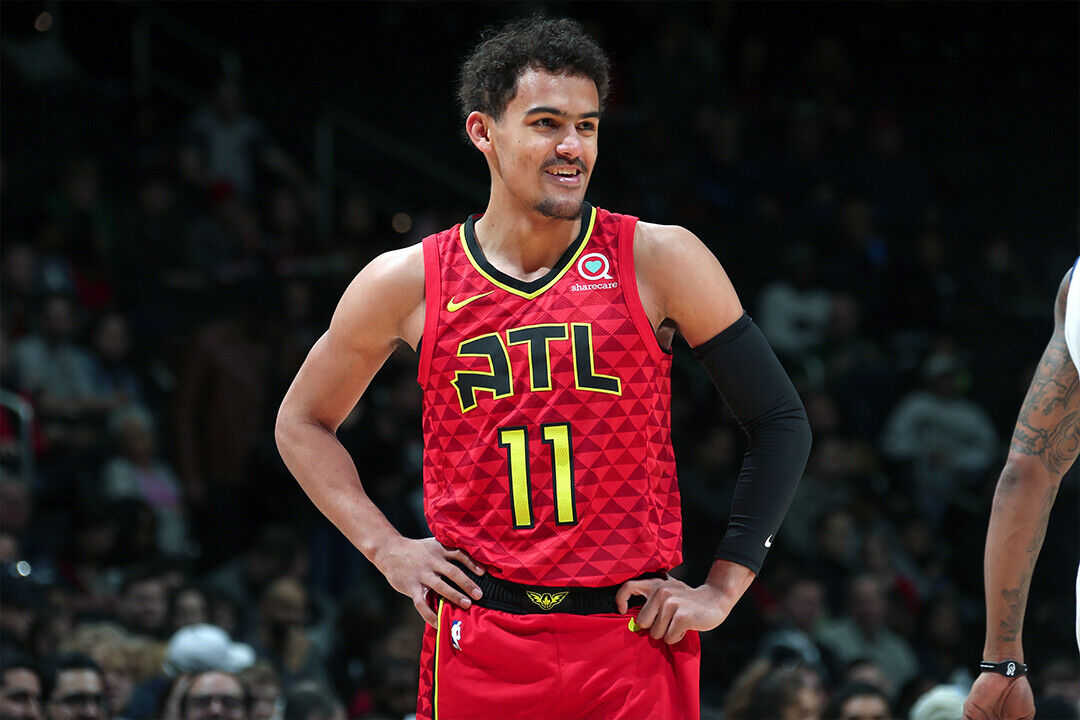 Trae Young Atlanta 3 Point Basketball Star Poster Wall Art Print Home Wall Decor