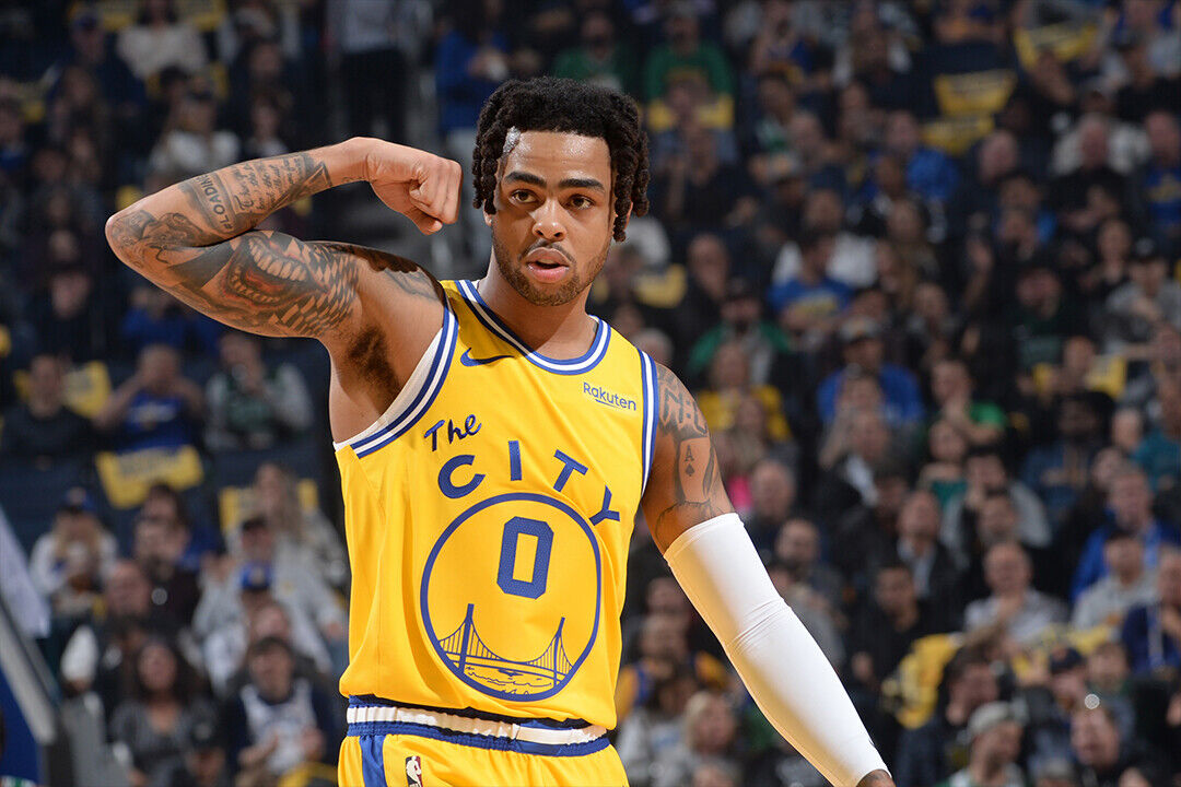 D'angelo Russell Golden State Basketball Poster Wall Art Print Home Wall Decor