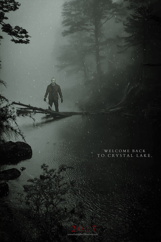 Friday The 13th Usa Horror Thriller Movie Poster Wall Art Print Home Wall Decor