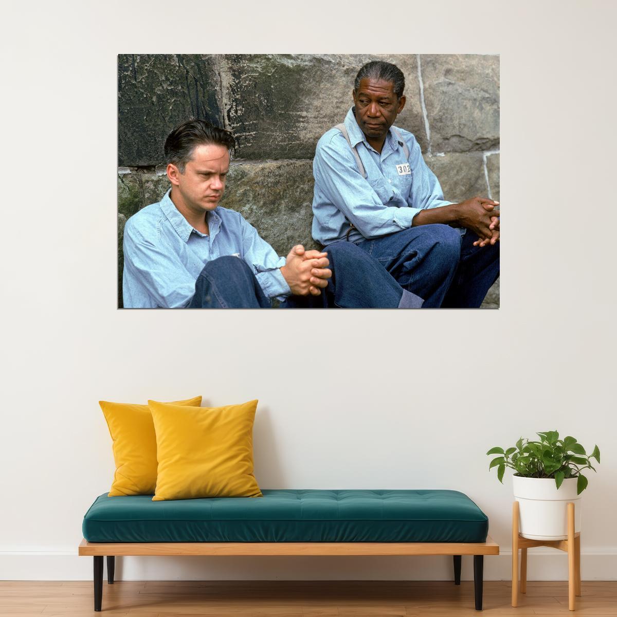 The Shawshank Redemption Andy Dufresne Movie Poster Wall Art Print Home Wall Decor