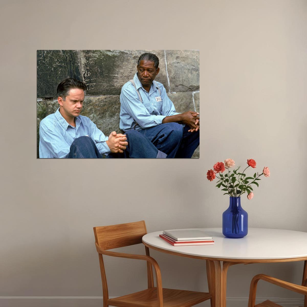 The Shawshank Redemption Andy Dufresne Movie Poster Wall Art Print Home Wall Decor