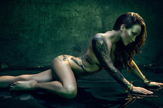 Tattoo Girl Beauty Hot Tattoo Model Poster Wall Art Print Home Wall Decor