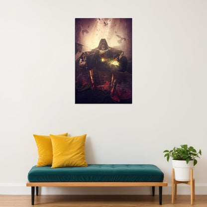 Black Adam Dc Super Hero Dwayne Johnson Movie Poster Wall Art Print Home Wall Decor
