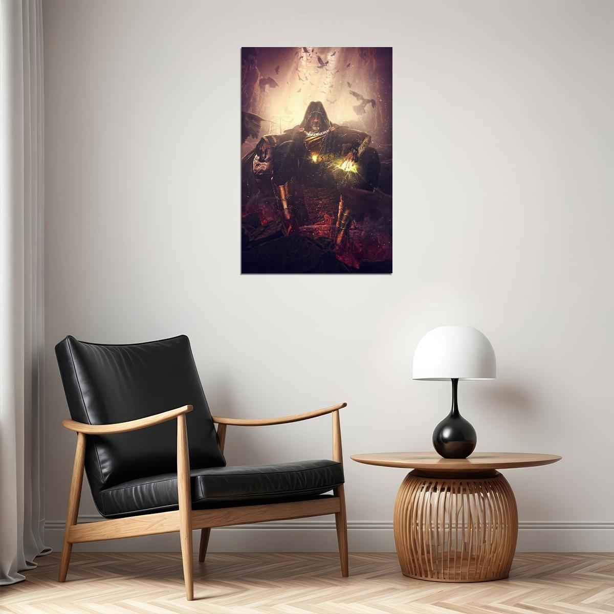 Black Adam Dc Super Hero Dwayne Johnson Movie Poster Wall Art Print Home Wall Decor