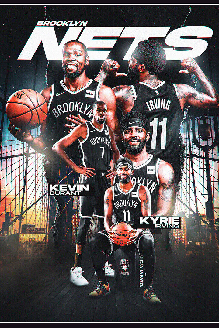 Kyrie Irving 11 Brooklyn Basketball Poster Wall Art Print Home Wall Decor