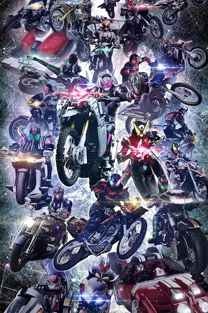 Kamen Rider Dragon Knight Fight Warrior Tv Poster Wall Art Print Home Wall Decor