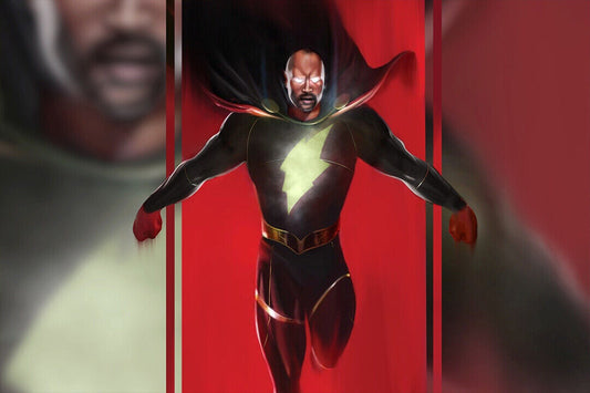 Black Adam Dc Hero Fight Dwayne Johnson Movie Poster Wall Art Print Home Wall Decor