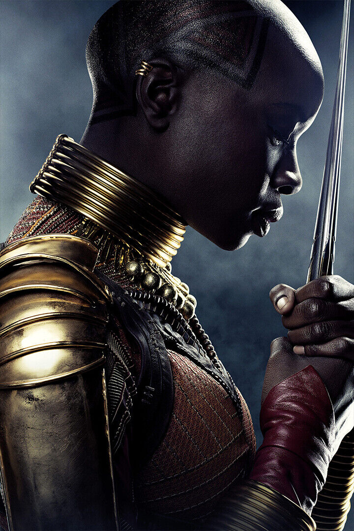 Black Panther 2018 Chadwick Boseman Movie Poster Wall Art Print Home Wall Decor