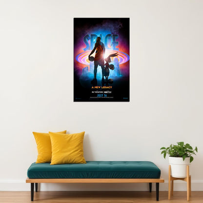 Space Dunk 2 New Legacy Lebron James Movie Poster Wall Art Print Home Wall Decor