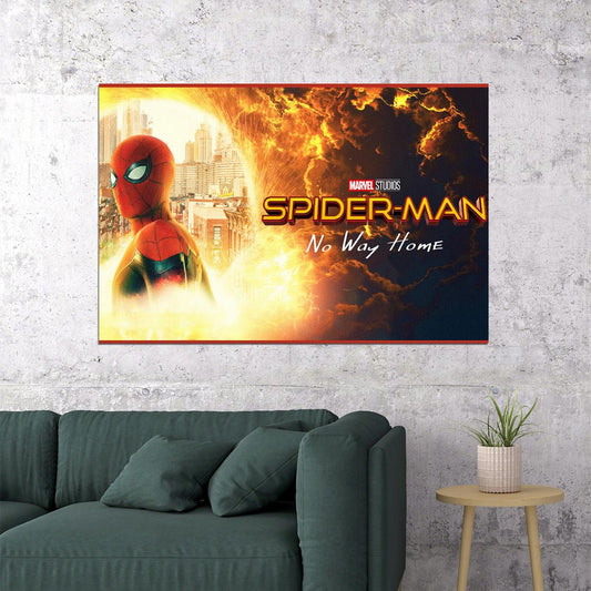 Spiderman No Way Home Super Hero Movie Poster Wall Art Print Home Wall Decor