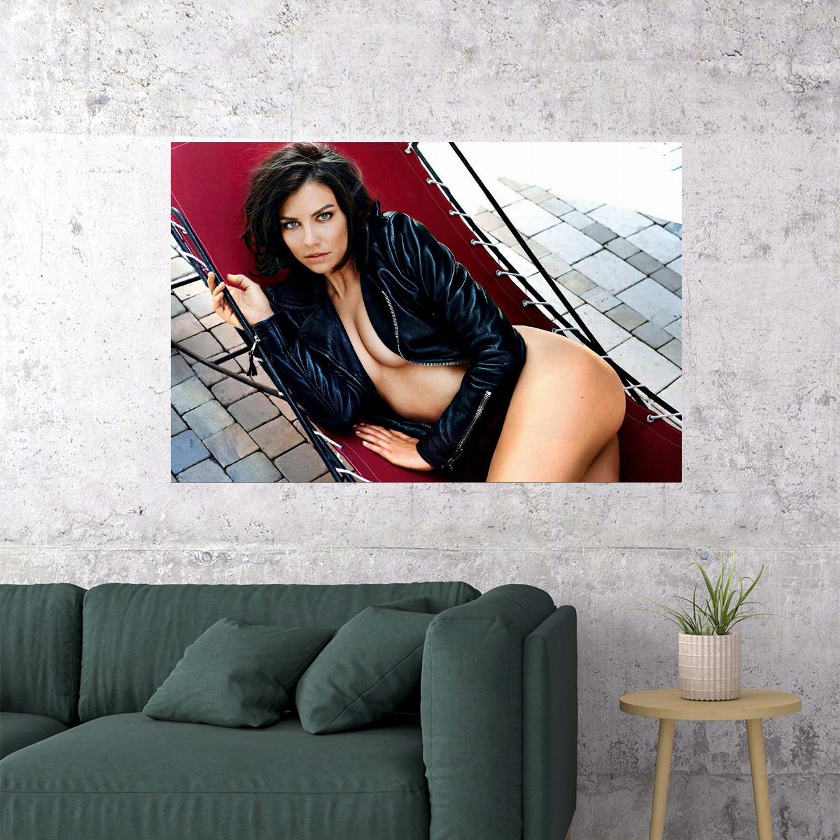 Lauren Cohan Maggie Greene Sexy Star Model Poster Wall Art Print Home Wall Decor