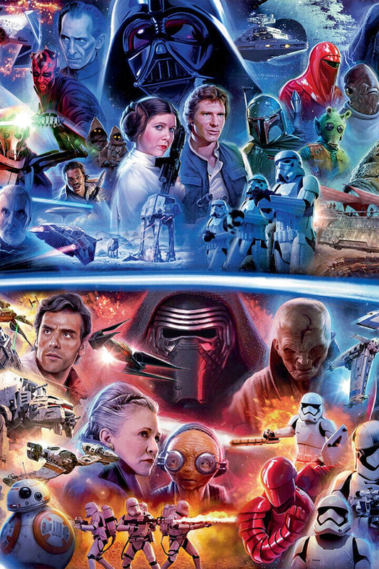 Star War Series Movie Science Fiction Action Poster Wall Art Print Home Wall Decor