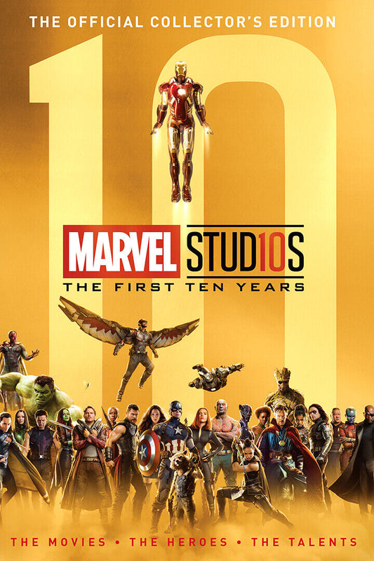 10 Year Anniversary Superheroes Movie Poster Wall Art Print Home Wall Decor