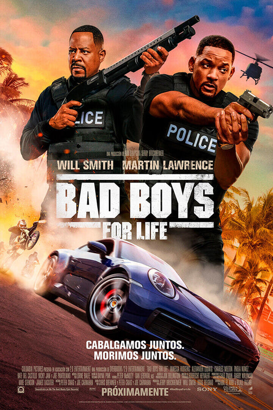 Bad Boys 2 Will Smith Fight Hot Movie Poster Wall Art Print Home Wall Decor