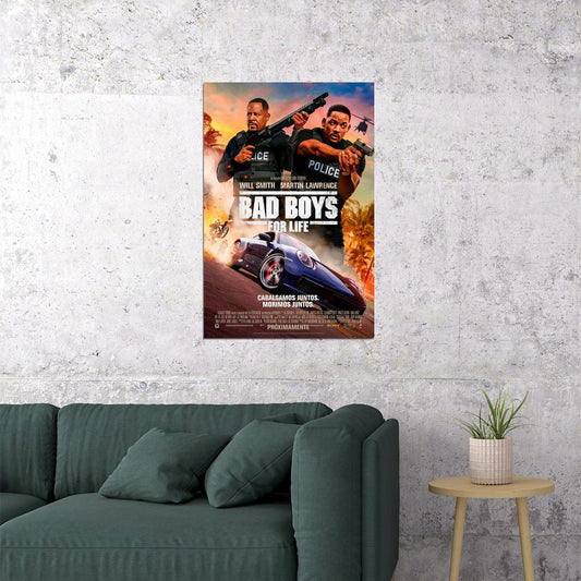 Bad Boys 2 Will Smith Fight Hot Movie Poster Wall Art Print Home Wall Decor
