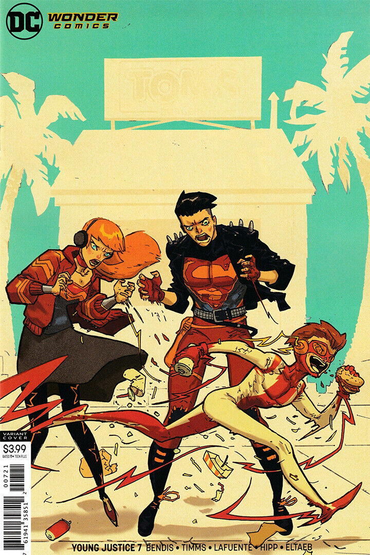 Dc Young Justice Kid Hero Fight Animation Poster Wall Art Print Home Wall Decor