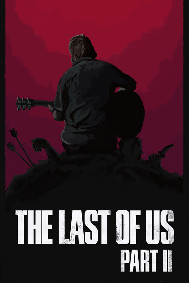 The Last Of Us 2 Part Ii Ellie Zombie Game Poster Wall Art Print Home Wall Decor