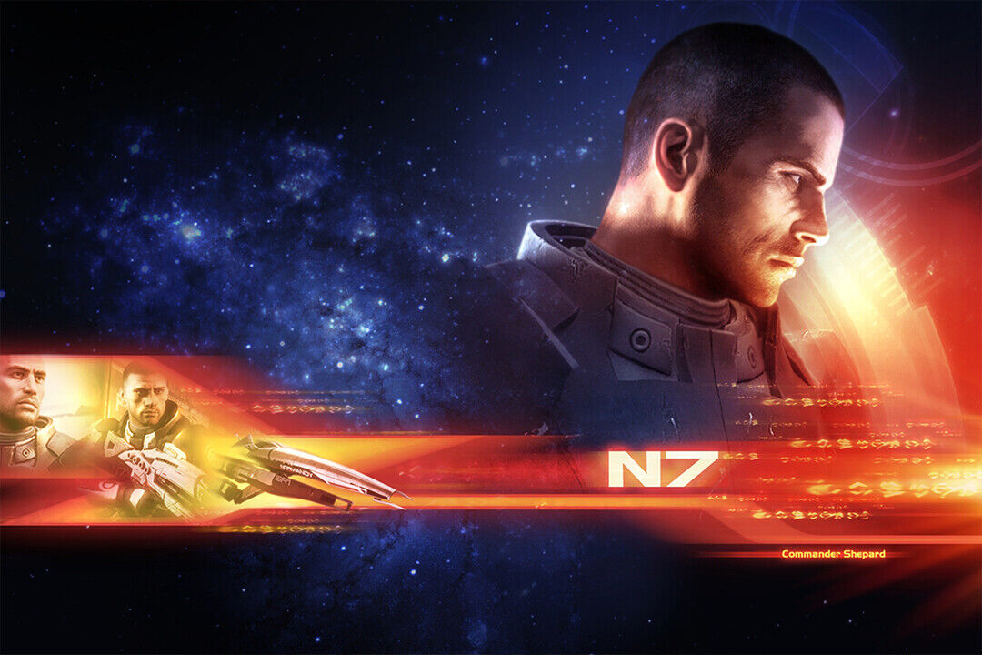 Mass Effect 4 Andromeda Me Fighting Shooting Game Poster Wall Art Print Home Wall Decor