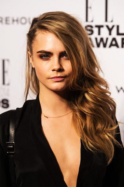 Cara Delevingne Fashion British Model Actress Poster Wall Art Print Home Wall Decor