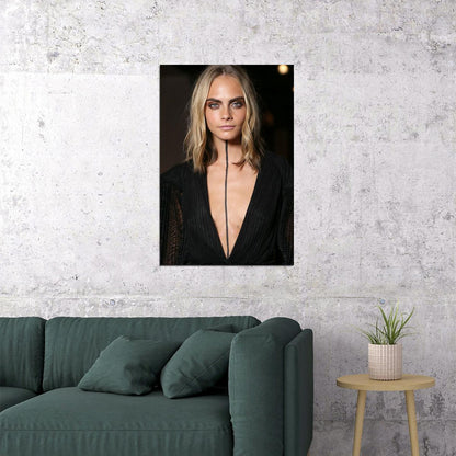 Cara Delevingne Model And Actress Poster Wall Art Print Home Wall Decor