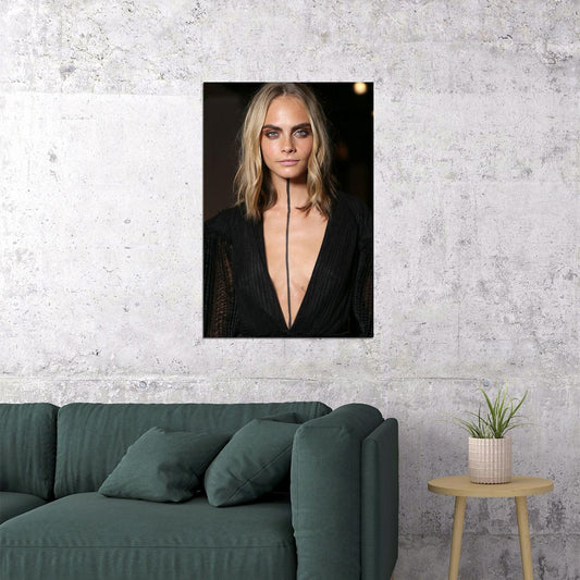 Cara Delevingne Model And Actress Poster Wall Art Print Home Wall Decor
