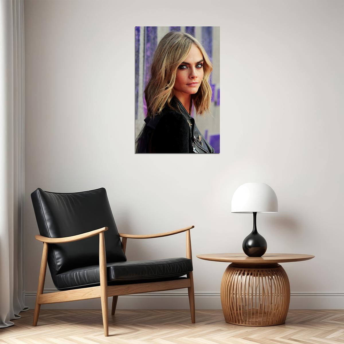 Cara Delevingne British Model Actress Poster Wall Art Print Home Wall Decor