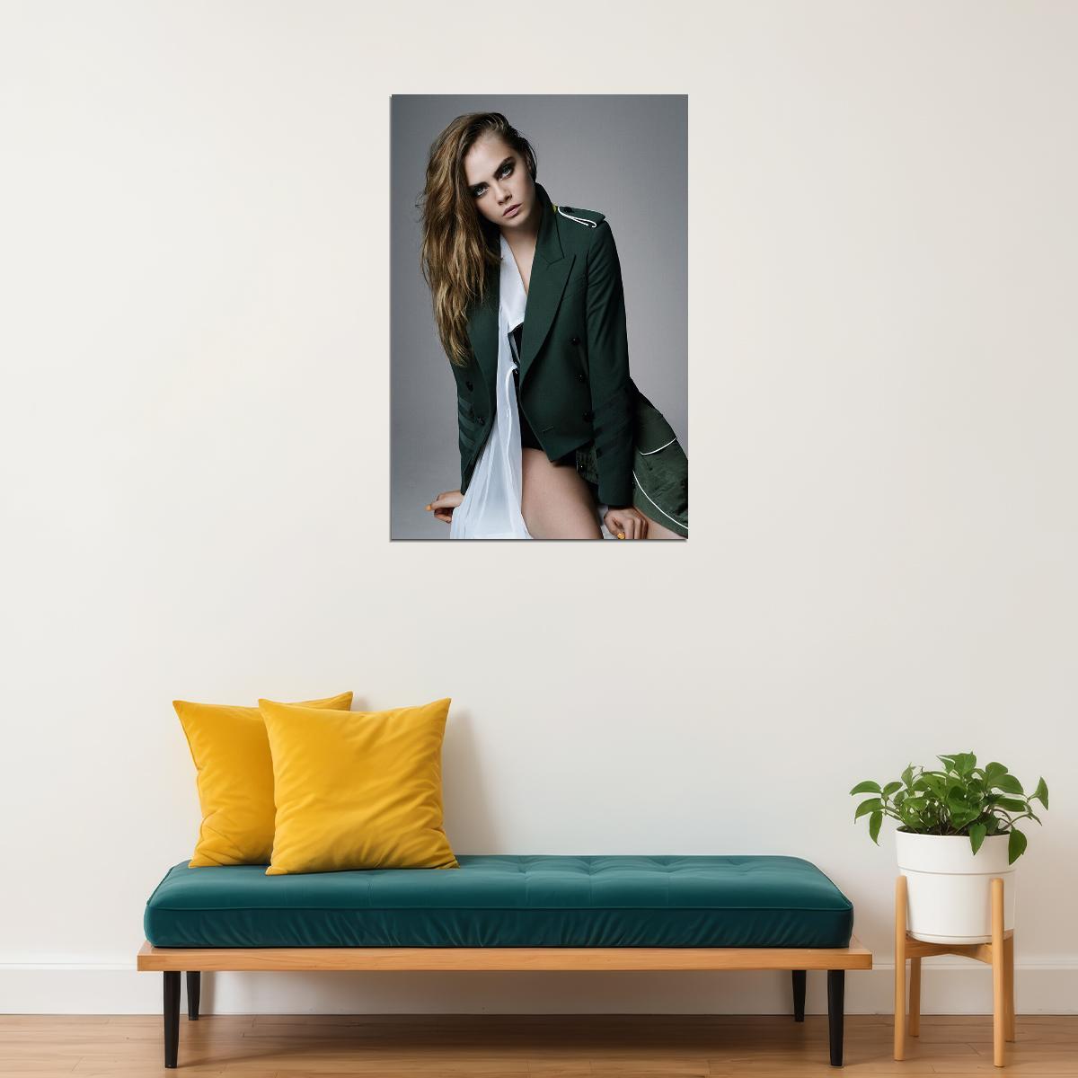 Cara Delevingne Model Actress Poster Wall Art Print Home Wall Decor