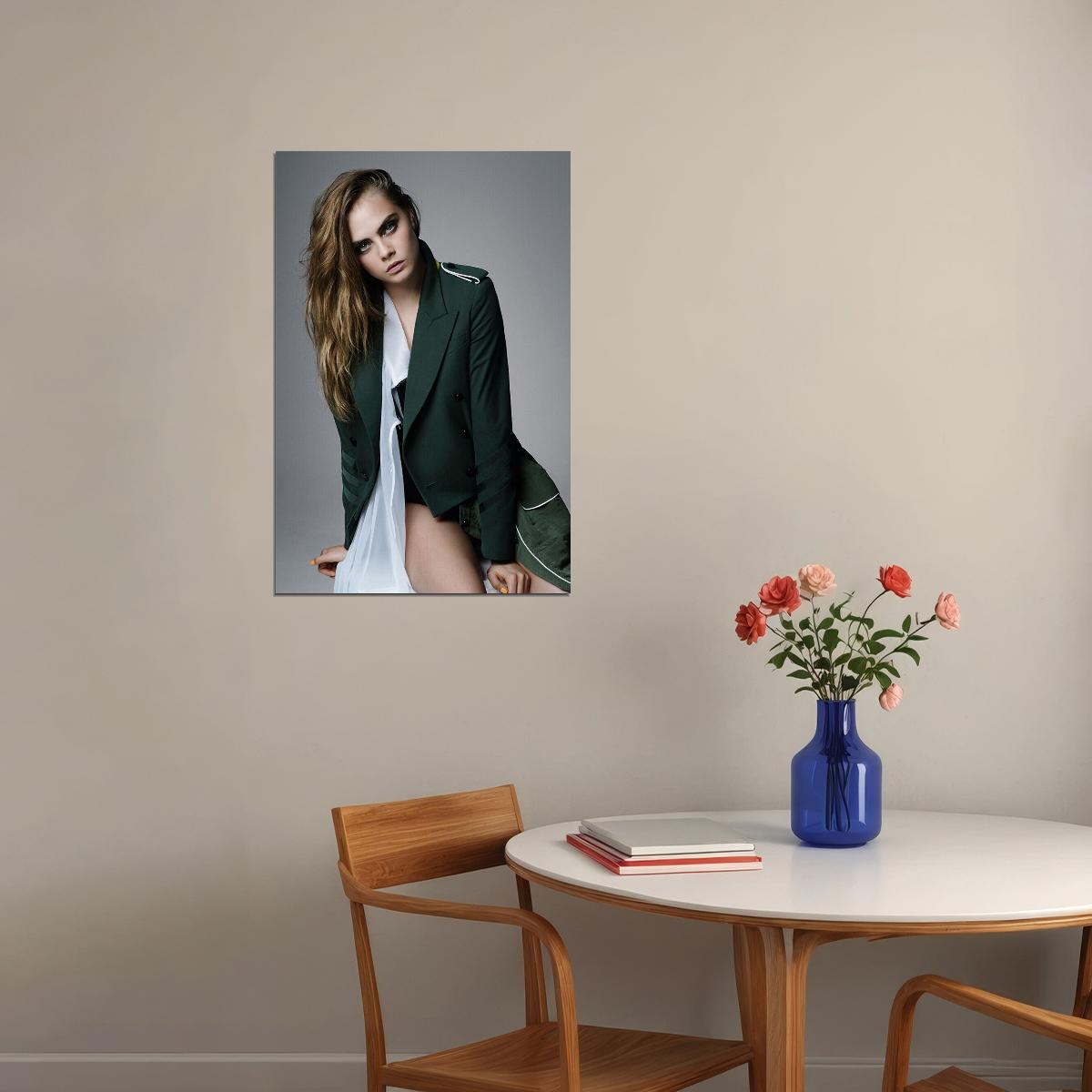 Cara Delevingne Model Actress Poster Wall Art Print Home Wall Decor