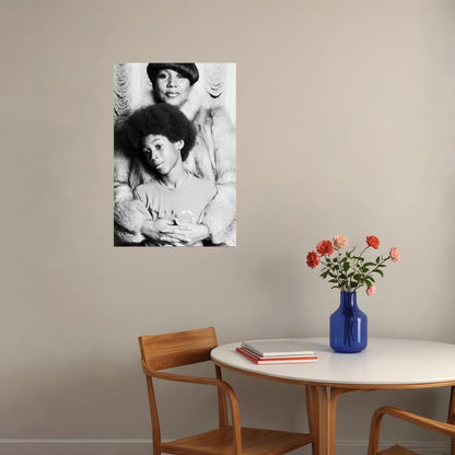 Aretha Franklin And Son Kecalf Musician Poster Wall Art Print Home Wall Decor