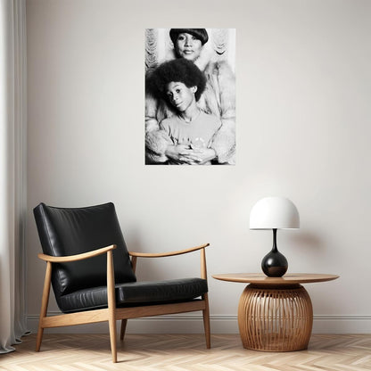 Aretha Franklin And Son Kecalf Musician Poster Wall Art Print Home Wall Decor