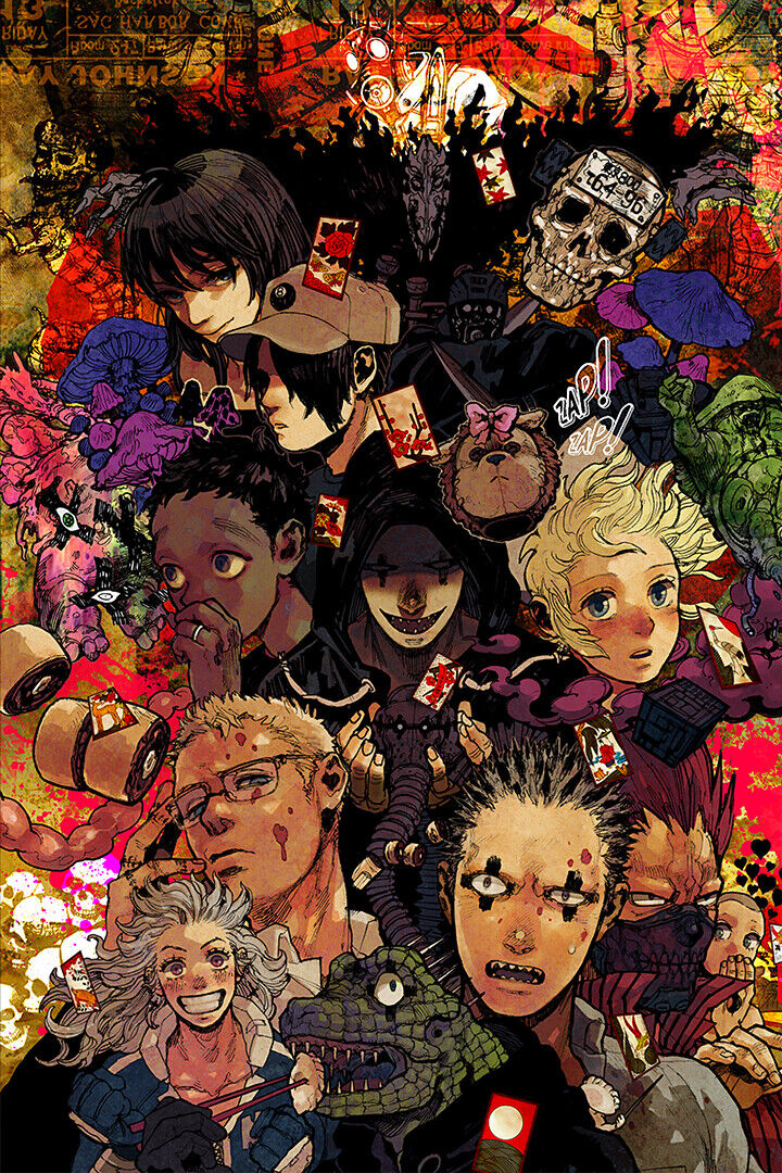 Dorohedoro Fight Magic Hot Japan Anime Poster Wall Art Print Home Wall Decor