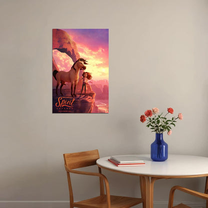 Spirit Untamed Lucky Prescott 2021 Movie Animation Poster Wall Art Print Home Wall Decor
