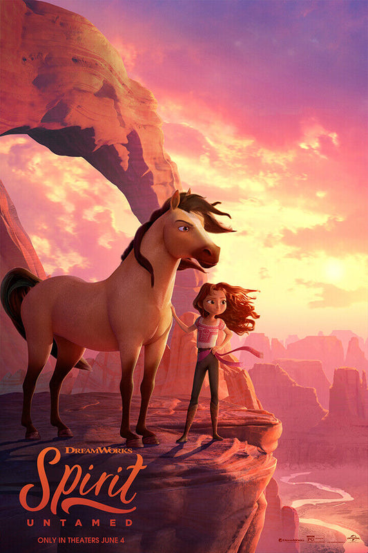 Spirit Untamed Lucky Prescott 2021 Movie Animation Poster Wall Art Print Home Wall Decor