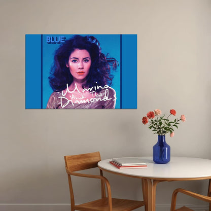 Marina And The Diamonds Singer Lambrini Diamandis Movie Poster Wall Art Print Home Wall Decor