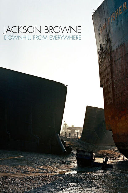 Jackson Browne Downhill From Everywhere Music Album Poster Wall Art Print Home Wall Decor