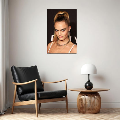 Cara Delevingne Model Actress Poster Wall Art Print Home Wall Decor