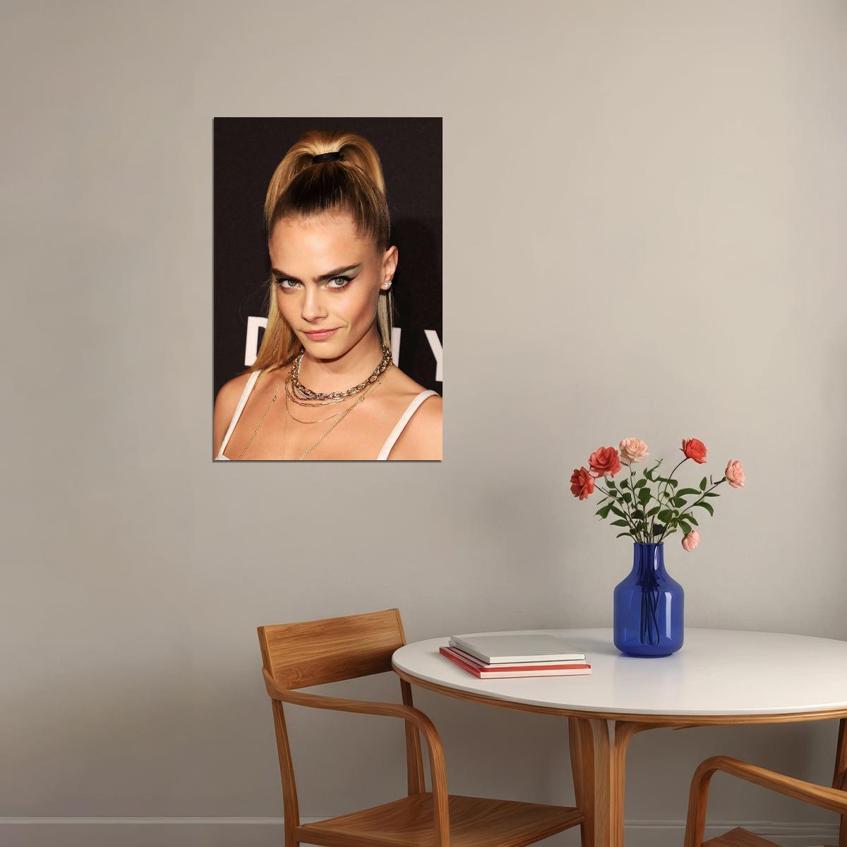 Cara Delevingne Model Actress Poster Wall Art Print Home Wall Decor