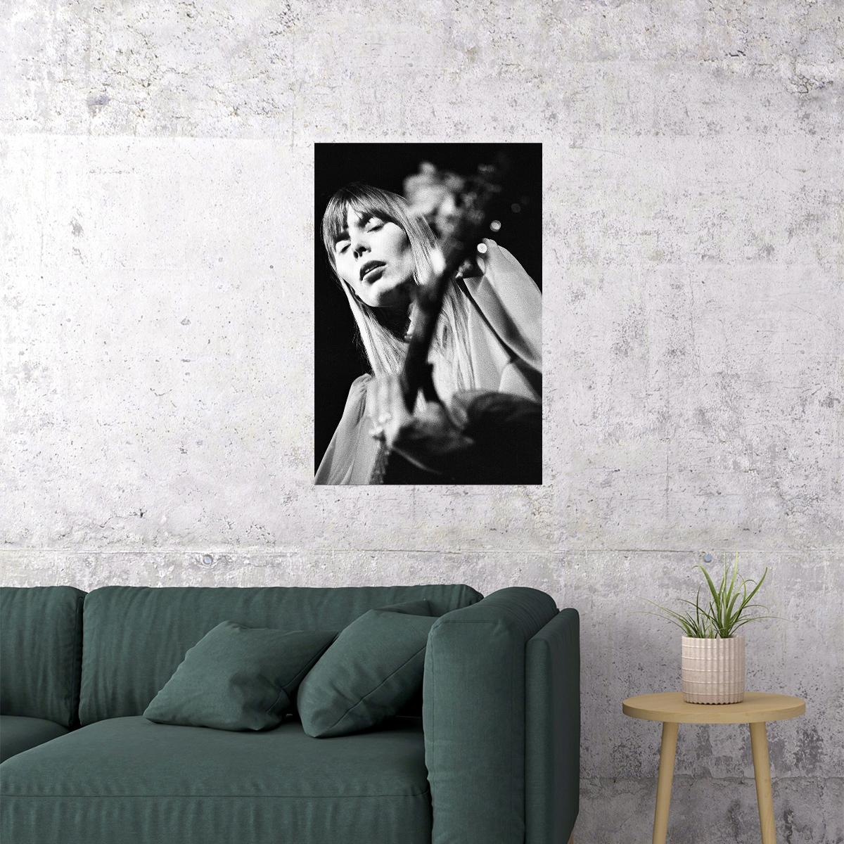 Joni Mitchell Musician Singer Painter Poster Wall Art Print Home Wall Decor
