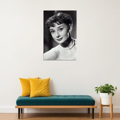 Hepburn Audrey Fashion Philanthropist Model Poster Wall Art Print Home Wall Decor