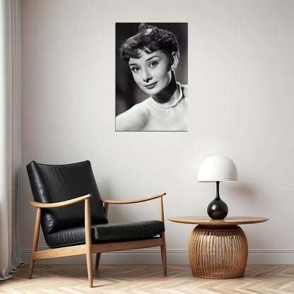 Hepburn Audrey Fashion Philanthropist Model Poster Wall Art Print Home Wall Decor
