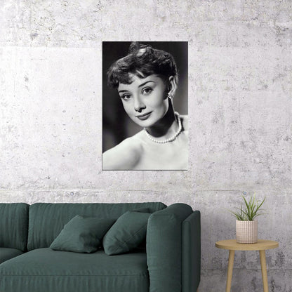 Hepburn Audrey Fashion Philanthropist Model Poster Wall Art Print Home Wall Decor