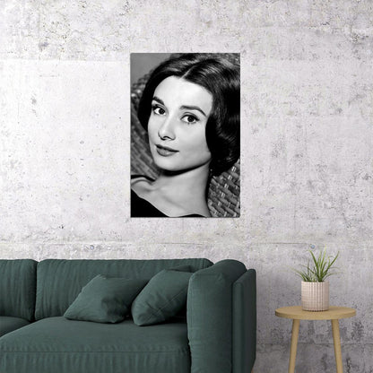 Hepburn Audrey Philanthropist Model Actor Poster Wall Art Print Home Wall Decor