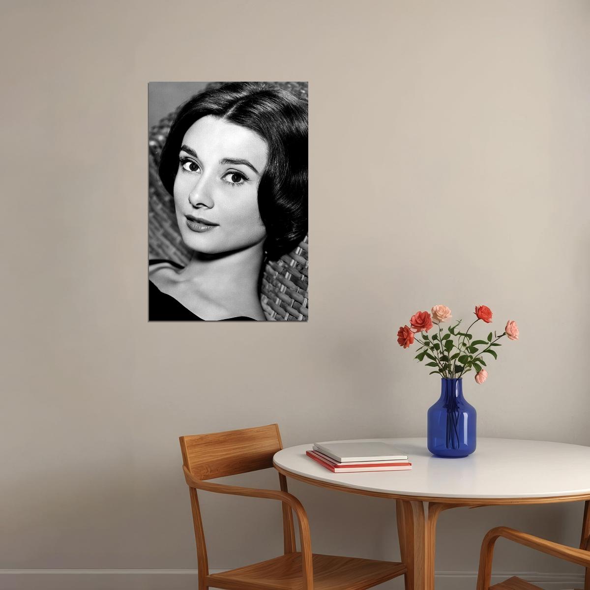 Hepburn Audrey Philanthropist Model Actor Poster Wall Art Print Home Wall Decor