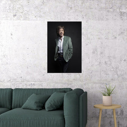 Mick Jagger Musician Creator Filmmaker Poster Wall Art Print Home Wall Decor