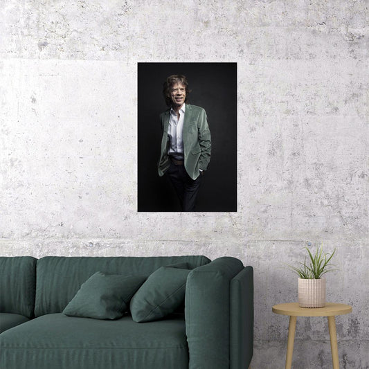 Mick Jagger Musician Creator Filmmaker Poster Wall Art Print Home Wall Decor