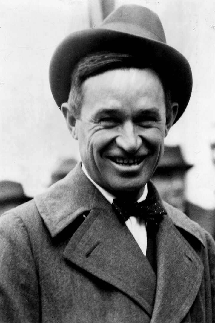 Actor And Humorist Will Rogers Poster Wall Art Print Home Wall Decor