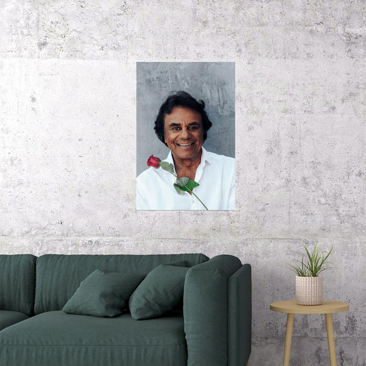 Singer Johnny Mathis Musician Poster Wall Art Print Home Wall Decor