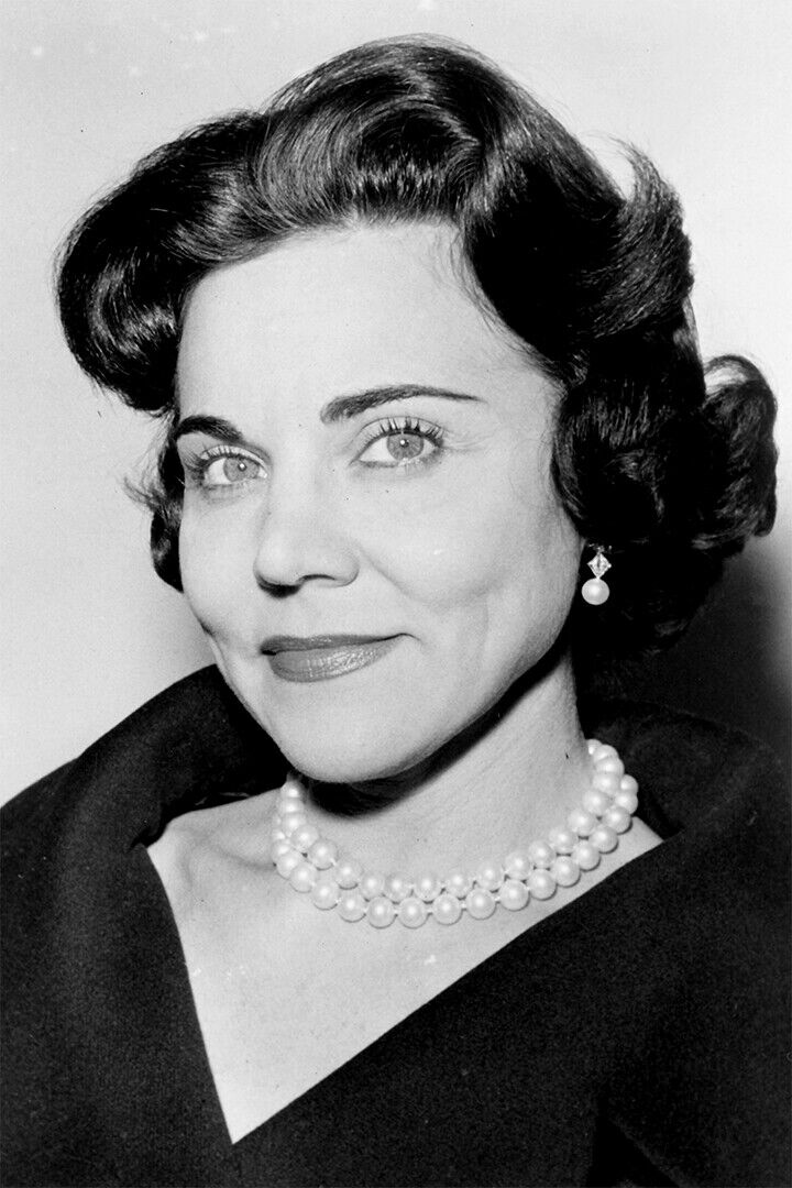 Portrait Of Ann Landers Radio Host Poster Wall Art Print Home Wall Decor