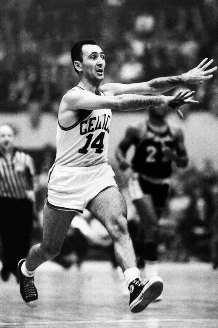 Coach Bob Cousy During Basketball Game Poster Wall Art Print Home Wall Decor