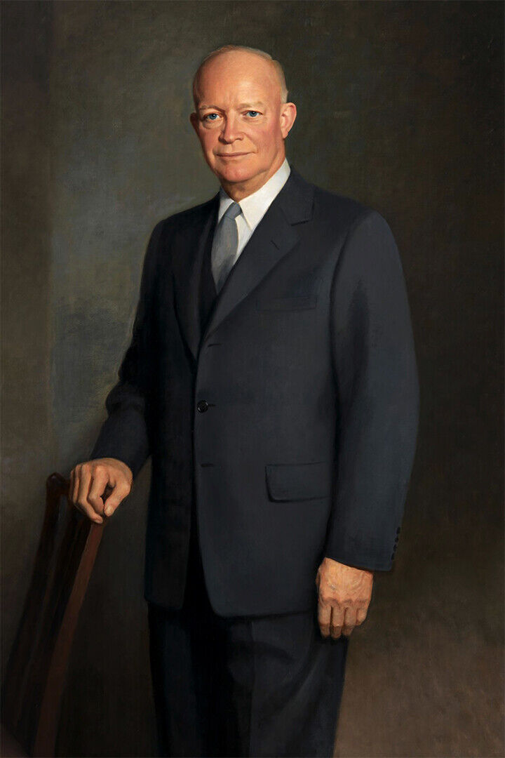 President Eisenhower Commander In Chief Of German Poster Wall Art Print Home Wall Decor
